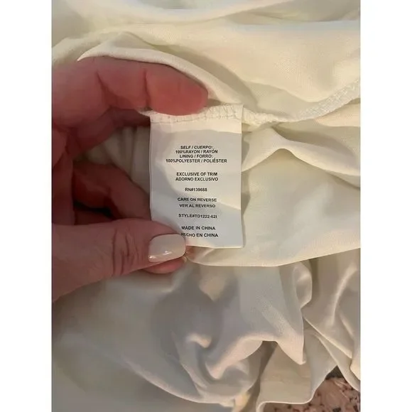 Skylar + Jade Boho Shift Dress Open Back Crochet Trim Colorful Sleeveless NEW - Picture 3 of 8